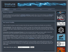 Tablet Screenshot of linotune.com